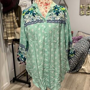 Figleaves Floral Button-Up Top